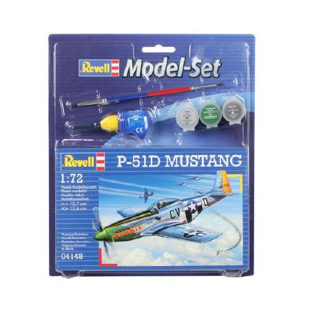 Revell Revell P-51D Mustang 1:72 makett készlet kiegészítőkkel (64148)