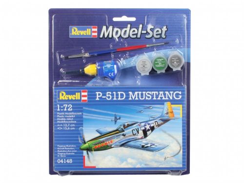 Revell Model Set P-51D Mustang katonai repülő makett revell 64148