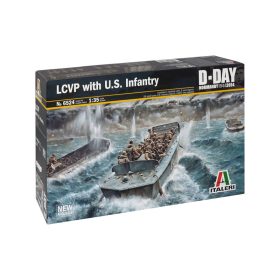   Italeri Italeri LCVP with US Infantry  1:35 makett hajó (6524s)
