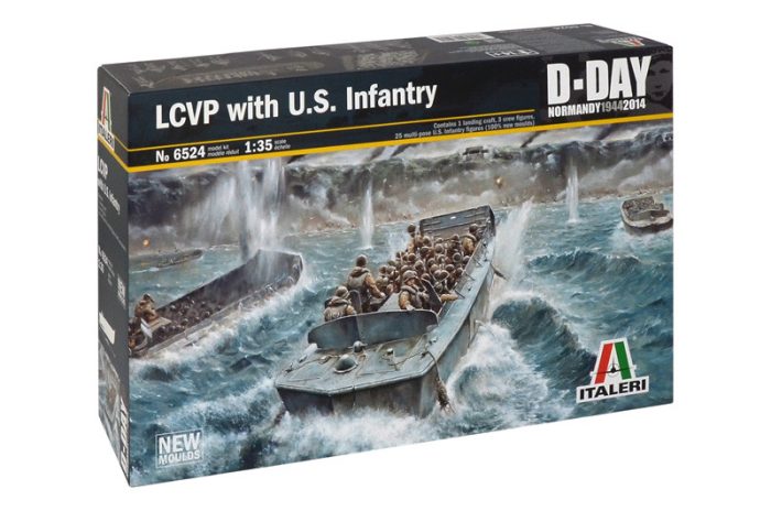 Italeri Italeri LCVP with US Infantry  1:35 makett hajó (6524s)