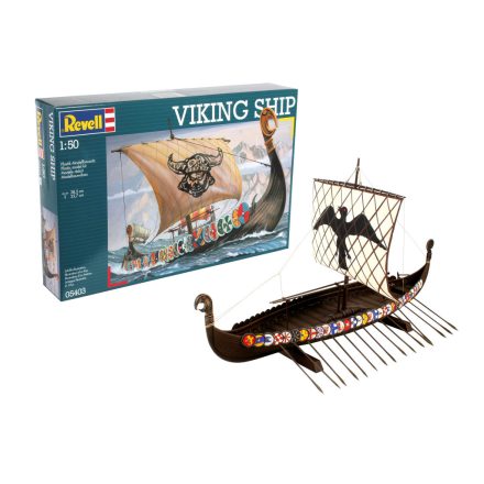 Revell Viking Ship 1:50 makett készlet kiegészítőkkel (65403)