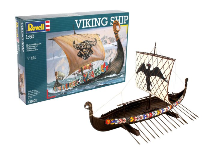 Revell Revell Viking Ship 1:50 makett készlet kiegészítőkkel (65403)