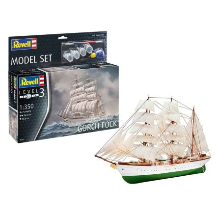 Revell Model Set Gorch Fock makett hajó (65432)