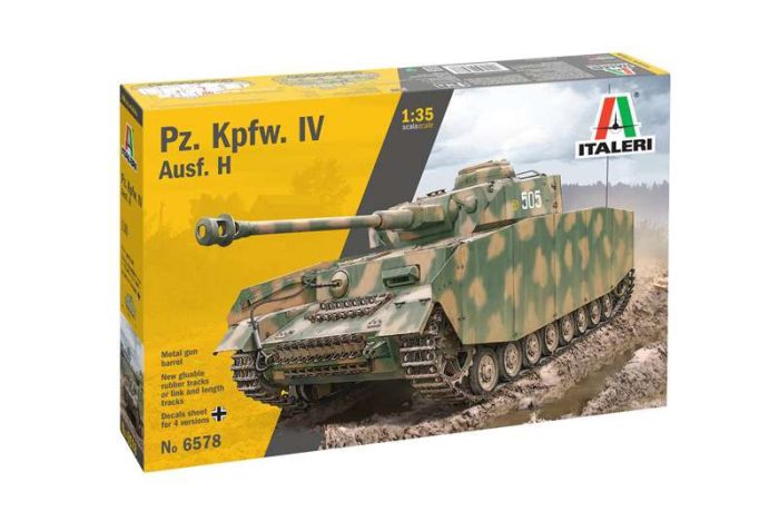 Italeri Italeri Pz. Kpfw. IV Ausf. H 1:35 makett harcjármű (6578S)