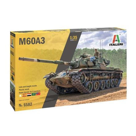 Italeri M60A3  1:35 makett harcjármű (6582s)