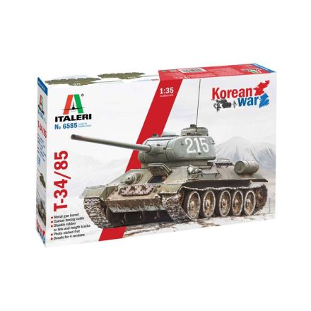 Italeri T 34/85 Korean War  1:35 makett harcjármű (6585s)