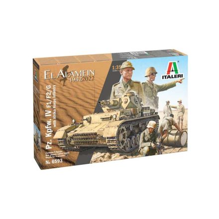 Italeri - PZ. IV F1/F2/G With AFRIKA KORPS 1:35 (6593S)