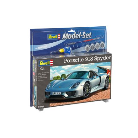 Revell Porsche 918 Spyder makett 1:24 makett készlet kiegészítőkkel (67026)