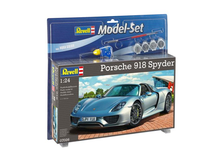 Revell Revell Porsche 918 Spyder makett 1:24 makett készlet kiegészítőkkel (67026)