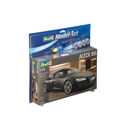 Revell AUDI R8 1:24 makett készlet kiegészítőkkel (67057)