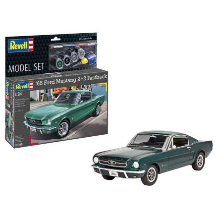 Revell 1965 Ford Mustang 2+2 Fastback (67065) makett készlet kiegészítőkkel