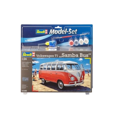Revell Model Set VW T1 Samba Bus 1:24 autó makett 67399