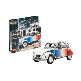   Revell Revell Citroen 2 CV Coccorico 1:24 makett készlet festékkel, ragasztóval (67653)
