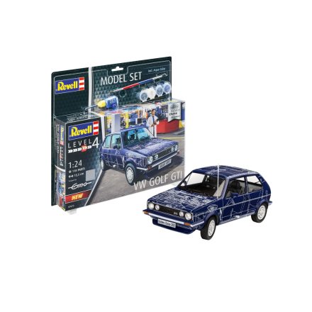 Revell VW Golf Gti Builders Choice 1:24 makett készlet festékkel, ragasztóval (67673)