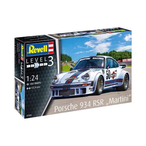 Revell modell szett Porsche 934 RSR Martini autó makett 67685