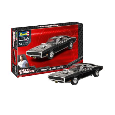 Revell Fast & Furious 1970 Dodge Charger 1:25 makett készlet kiegészítőkkel (67693)