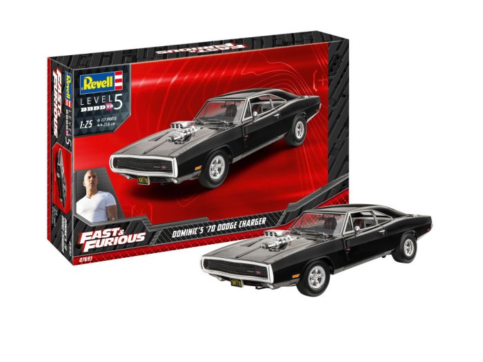 Revell Revell Fast & Furious 1970 Dodge Charger 1:25 makett készlet kiegészítőkkel (67693)