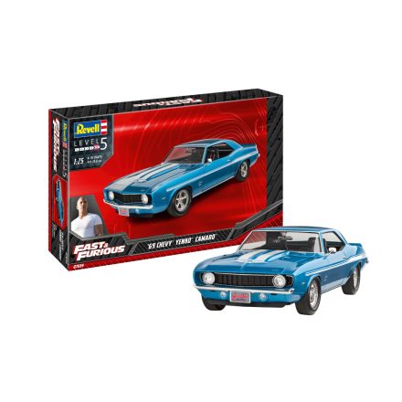 Revell Fast & Furious 1969 Chevy Camaro Yenko 1:25 makett készlet festékkel, ragasztóval (67694)