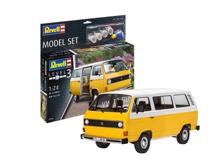 Revell Revell VW T3 Bus 1:25 makett készlet festékkel, ragasztóval (67706 R)