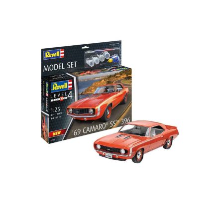 Revell Model Set 69 Camaro SS 1:25 makett autó (67712)