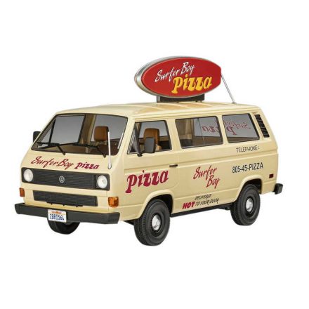 Revell Argyles VW T3 Surfer Boy Pizza Van: StrangerThings 1:25 (67725) makett szett kiegészítőkkel