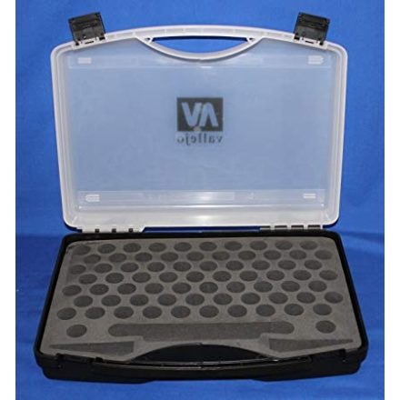 Vallejo 70098 Model Color - Plastic carrying case with inlay of 80 spaces for 17ml bottles