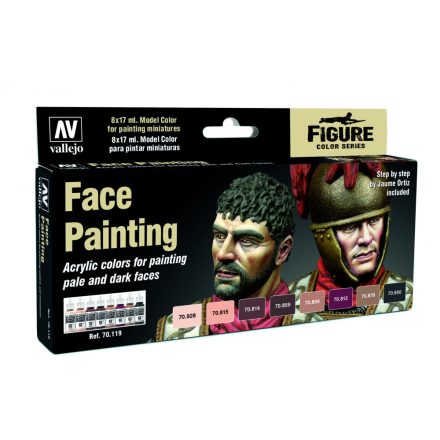 Vallejo 70119 Model Color - Faces Painting Set by Jaume Ortiz Paint set