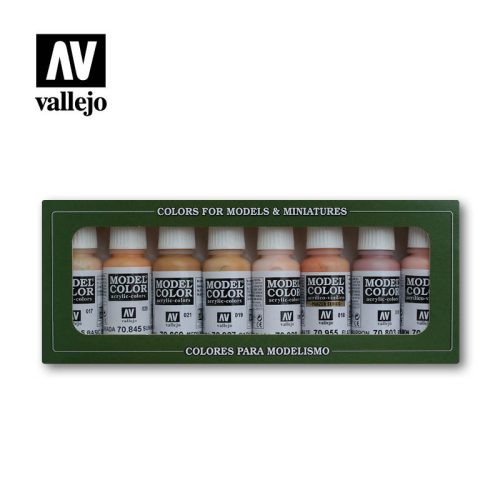 Vallejo Face & Skintones festék szett 70124