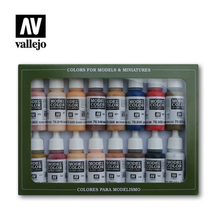 Vallejo Face & Skin Tones festék szett 70125
