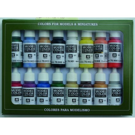 Vallejo 70140 Model Color - Basic Colors Usa Paint set