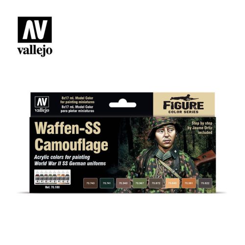 Vallejo Waffen-SS Camouflage festék szett 70180