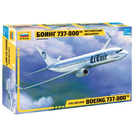 Zvezda Zvezda Boeing 737-800 makett 1:144 makett repülő (7019)