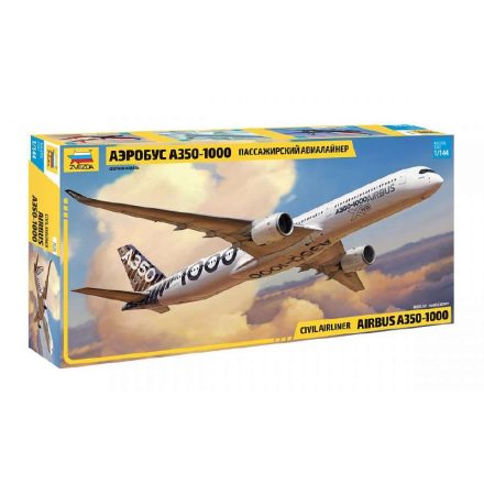 Zvezda Airbus A-350-1000 1:72 makett harcjármű (7020)