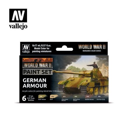 Vallejo 70205 Model Color - WWII German Armour Paint set
