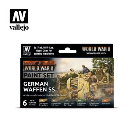 Vallejo 70207 Model Color - WWII German Waffen SS Paint set