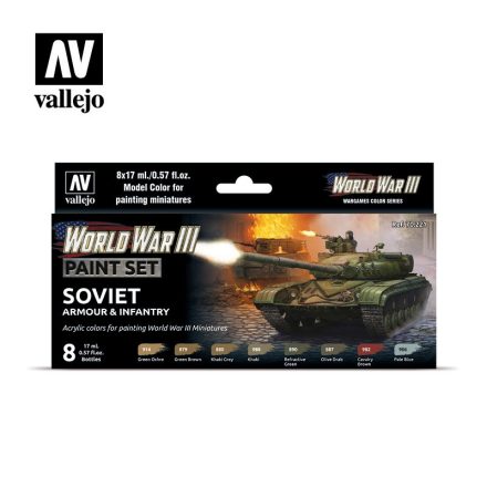 Vallejo 70221 Model Color - Soviet Armour & Infantry Paint set