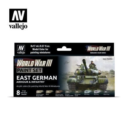 Vallejo 70224 Model Color - East german Armour & Infantry Paint set