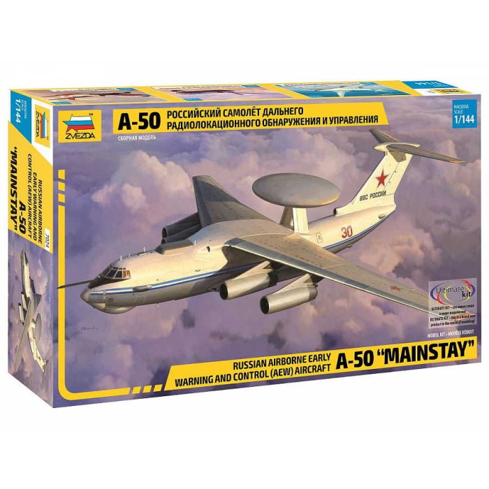 Zvezda Zvezda A-50 Mainstay 1:144 (7024) makett repülő