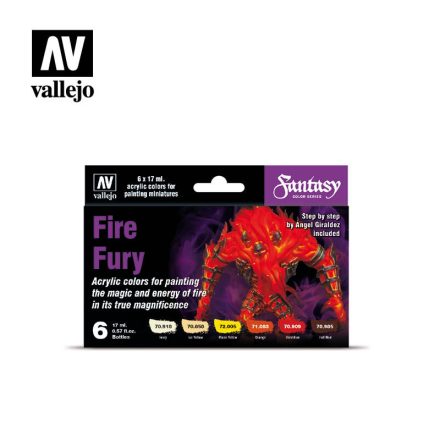 Vallejo Model Color - Fire Fury Paint Set