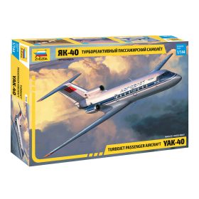   Zvezda Zvezda Yak-40 Regional Jet 1:144 makett repülő (7030)