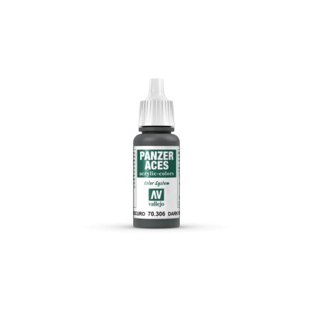 Vallejo Panzer Aces Dark Rubber akril festék  70306