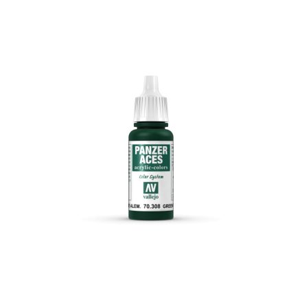 Vallejo Panzer Aces Green Tail Light  festék v 70308