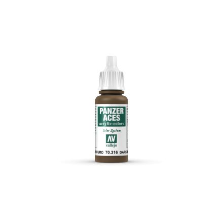 Vallejo Panzer Aces Dark Mud akril festék  70316