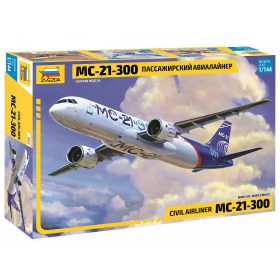   Zvezda Zvezda Irkut MS-21-300 Civil Airliner 1:144 makett repülő (7033)