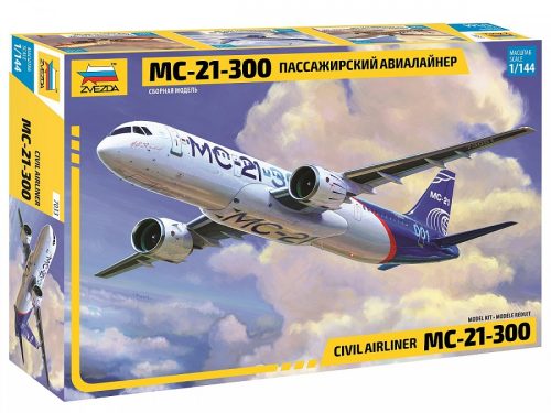 Zvezda  Irkut MC-21 Civilian Plane  repülőgép makett 7033