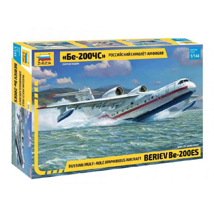 Zvezda Zvezda Beriev Be-200 Amphibious Aircraft 1:144 makett repülő (7034)