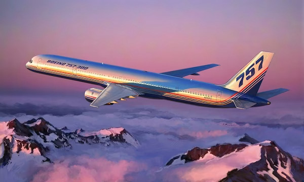 Zvezda Zvezda Boeing 757-300 1:144 makett repülő (7041)