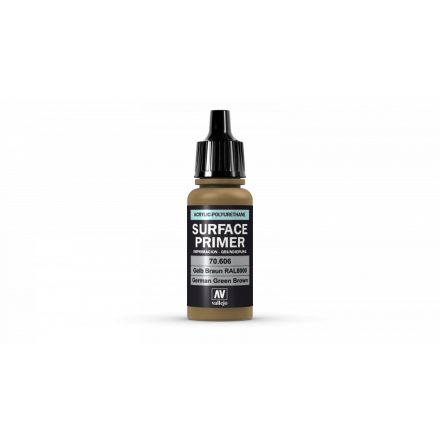 Vallejo 70606 Surface Primer - Ger. Green Brown 17 ml.