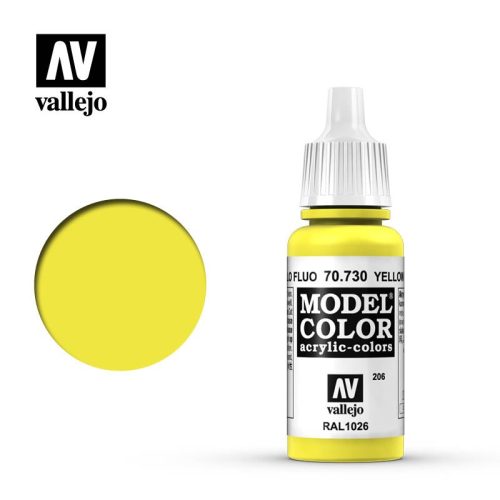 Vallejo Model Color 206 Yello Fluorescent akril festék  70730