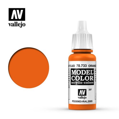 Vallejo Model Color 207 Orange Fluorescent akril festék  70733